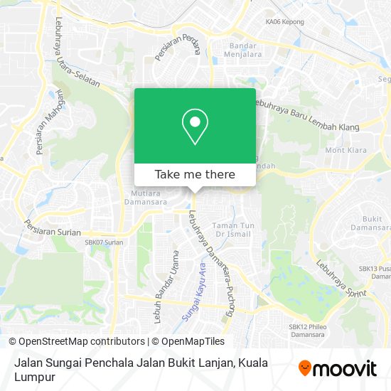 Peta Jalan Sungai Penchala Jalan Bukit Lanjan