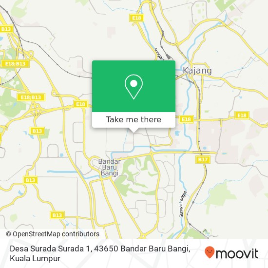 Desa Surada Surada 1, 43650 Bandar Baru Bangi map