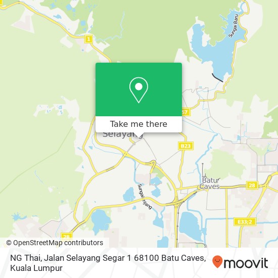 NG Thai, Jalan Selayang Segar 1 68100 Batu Caves map
