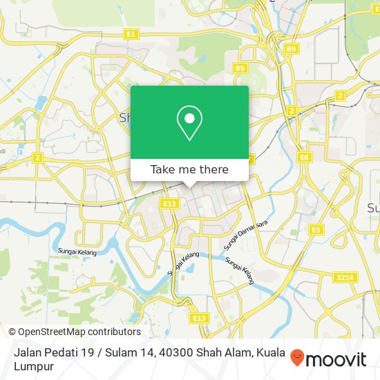 Jalan Pedati 19 / Sulam 14, 40300 Shah Alam map
