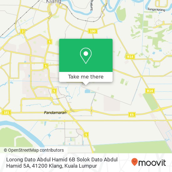 Lorong Dato Abdul Hamid 6B Solok Dato Abdul Hamid 5A, 41200 Klang map