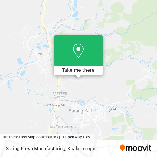 Spring Fresh Manufacturing map