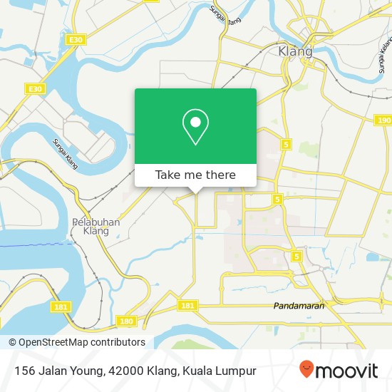 156 Jalan Young, 42000 Klang map
