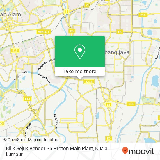 Bilik Sejuk Vendor S6 Proton Main Plant map