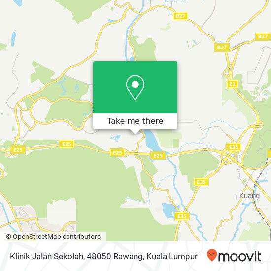 Klinik Jalan Sekolah, 48050 Rawang map