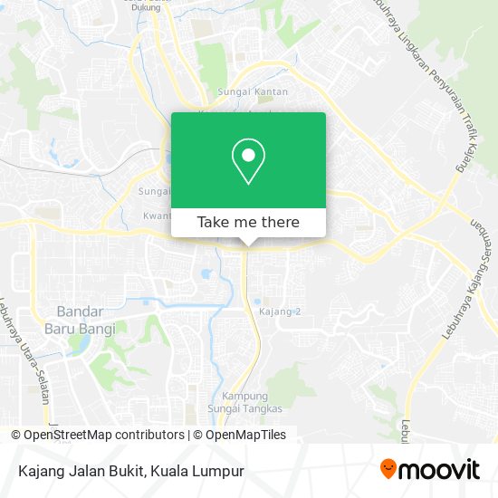 Peta Kajang Jalan Bukit