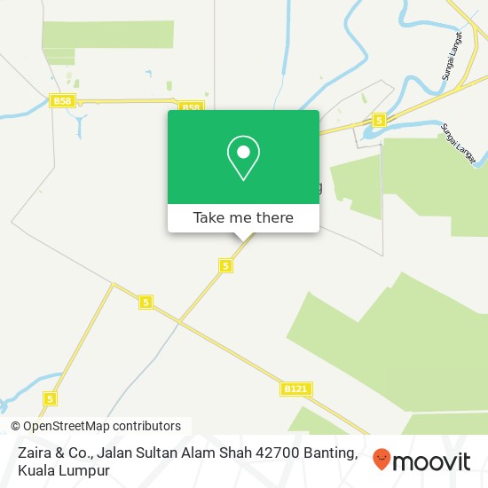 Zaira & Co., Jalan Sultan Alam Shah 42700 Banting map