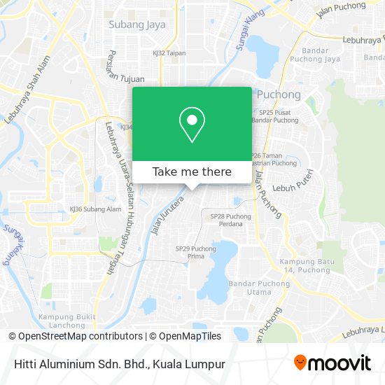 Hitti Aluminium Sdn. Bhd. map