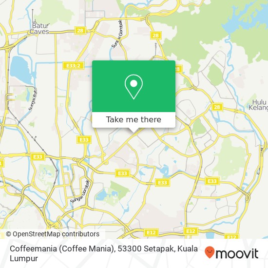 Coffeemania (Coffee Mania), 53300 Setapak map