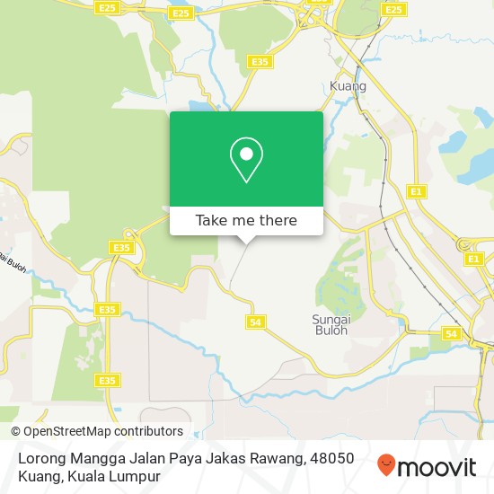 Lorong Mangga Jalan Paya Jakas Rawang, 48050 Kuang map