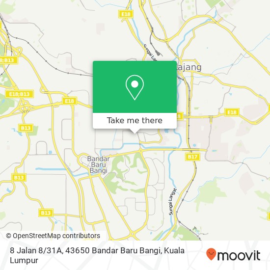 8 Jalan 8 / 31A, 43650 Bandar Baru Bangi map