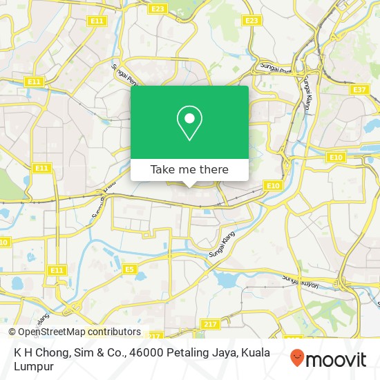 Peta K H Chong, Sim & Co., 46000 Petaling Jaya