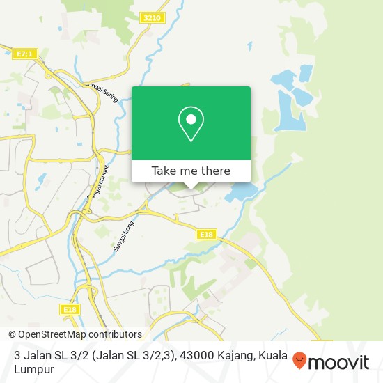 Peta 3 Jalan SL 3 / 2 (Jalan SL 3 / 2,3), 43000 Kajang