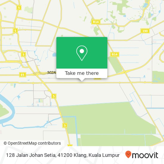128 Jalan Johan Setia, 41200 Klang map
