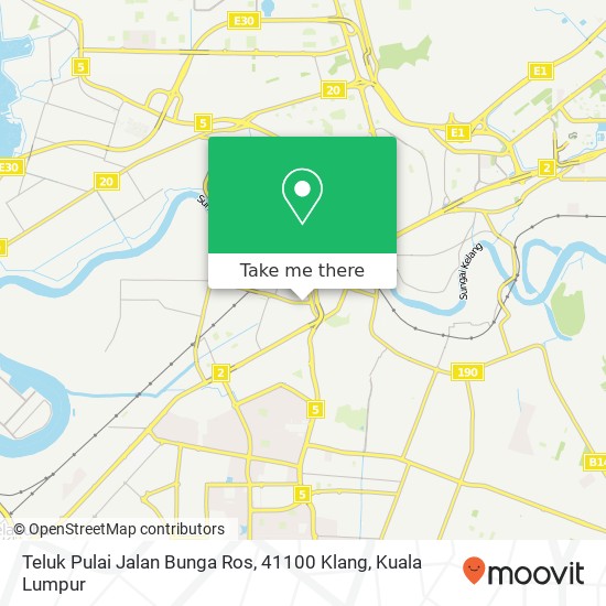 Teluk Pulai Jalan Bunga Ros, 41100 Klang map