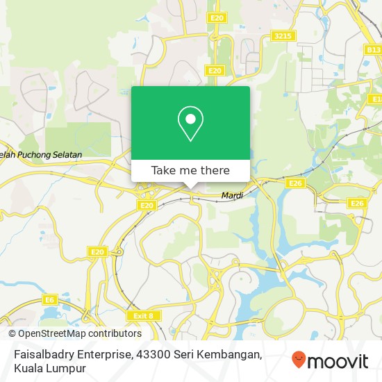 Faisalbadry Enterprise, 43300 Seri Kembangan map