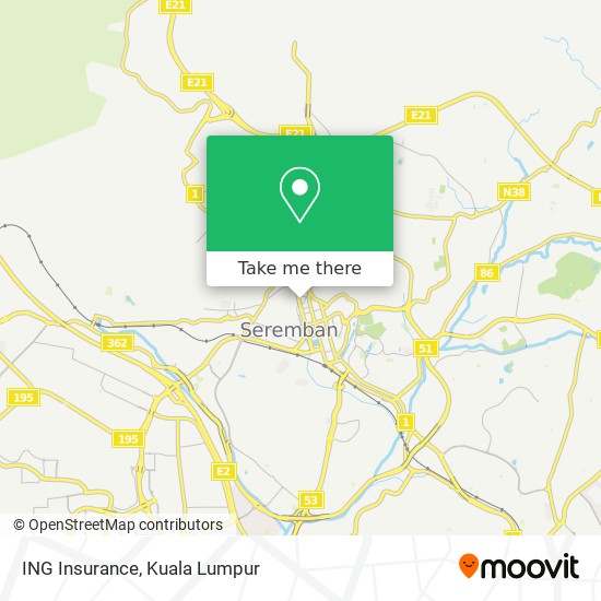 ING Insurance map