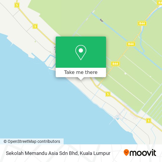 Sekolah Memandu Asia Sdn Bhd map