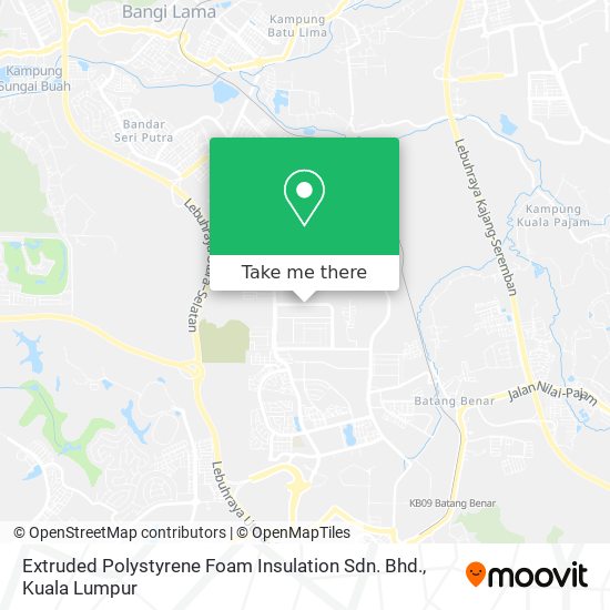 Extruded Polystyrene Foam Insulation Sdn. Bhd. map