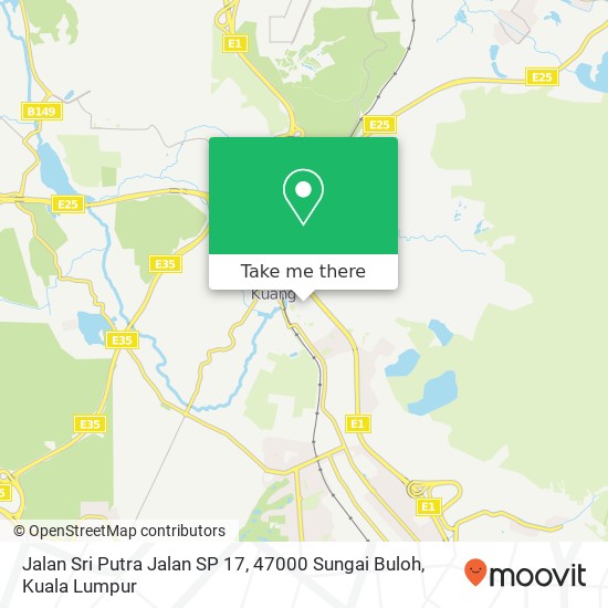 Peta Jalan Sri Putra Jalan SP 17, 47000 Sungai Buloh