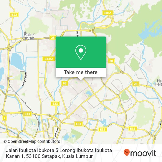 Jalan Ibukota Ibukota 5 Lorong Ibukota Ibukota Kanan 1, 53100 Setapak map