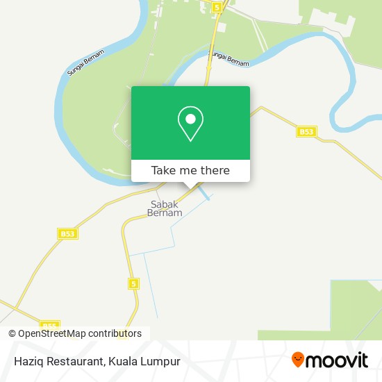 Haziq Restaurant map