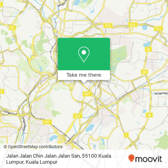 Jalan Jalan Chin Jalan Jalan San, 55100 Kuala Lumpur map