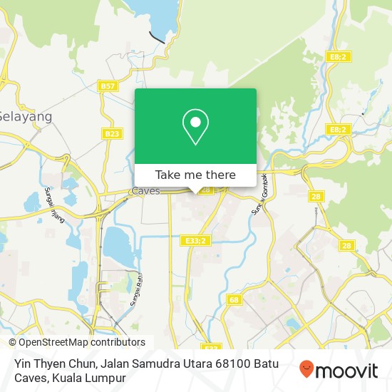 Yin Thyen Chun, Jalan Samudra Utara 68100 Batu Caves map