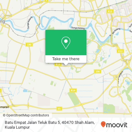 Batu Empat Jalan Teluk Batu 5, 40470 Shah Alam map