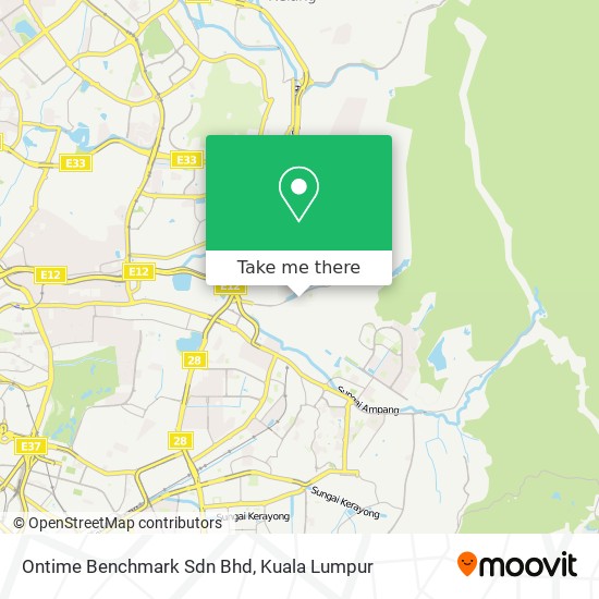 Ontime Benchmark Sdn Bhd map