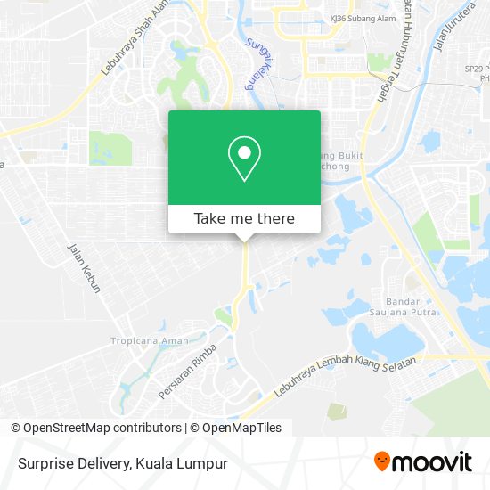 Surprise Delivery map