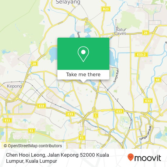 Chen Hooi Leong, Jalan Kepong 52000 Kuala Lumpur map