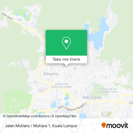 Jalan Mutiara / Mutiara 1 map