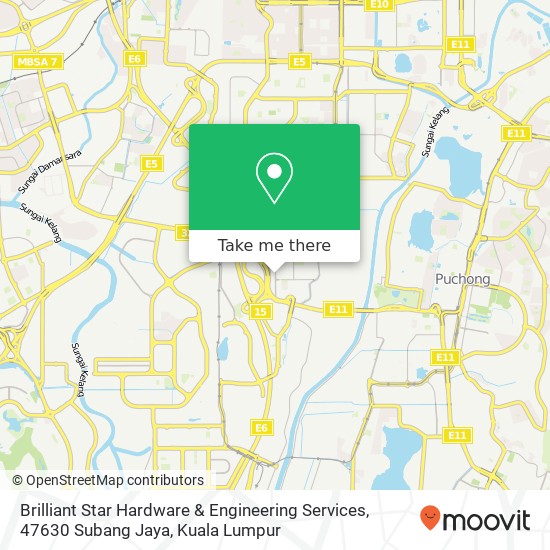 Brilliant Star Hardware & Engineering Services, 47630 Subang Jaya map