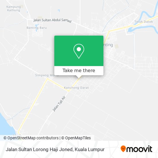 Peta Jalan Sultan Lorong Haji Joned