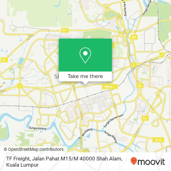 TF Freight, Jalan Pahat M15 / M 40000 Shah Alam map