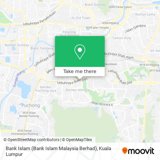 Bank Islam (Bank Islam Malaysia Berhad) map