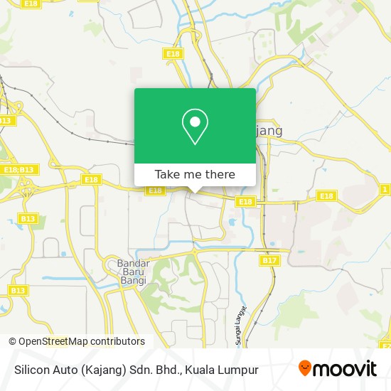 Silicon Auto (Kajang) Sdn. Bhd. map