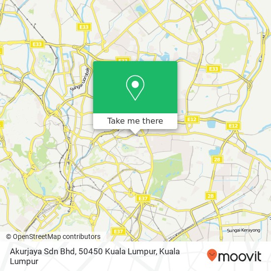 Akurjaya Sdn Bhd, 50450 Kuala Lumpur map