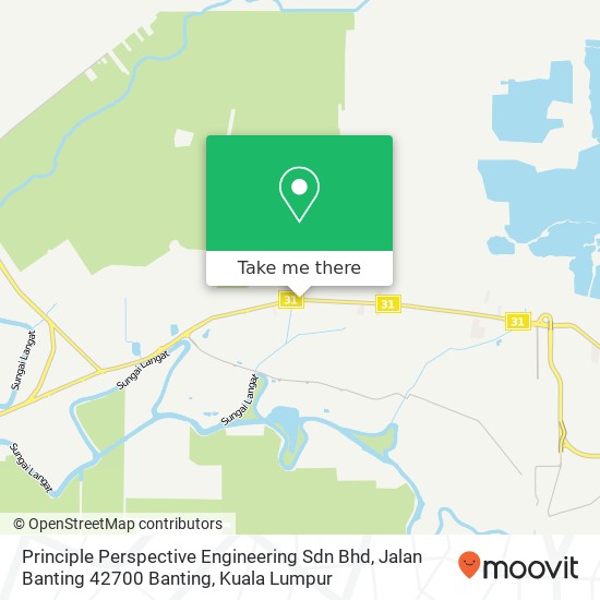 Principle Perspective Engineering Sdn Bhd, Jalan Banting 42700 Banting map