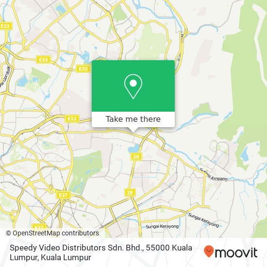 Speedy Video Distributors Sdn. Bhd., 55000 Kuala Lumpur map