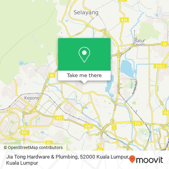 Jia Tong Hardware & Plumbing, 52000 Kuala Lumpur map