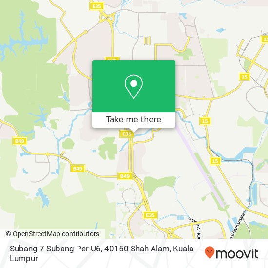 Peta Subang 7 Subang Per U6, 40150 Shah Alam