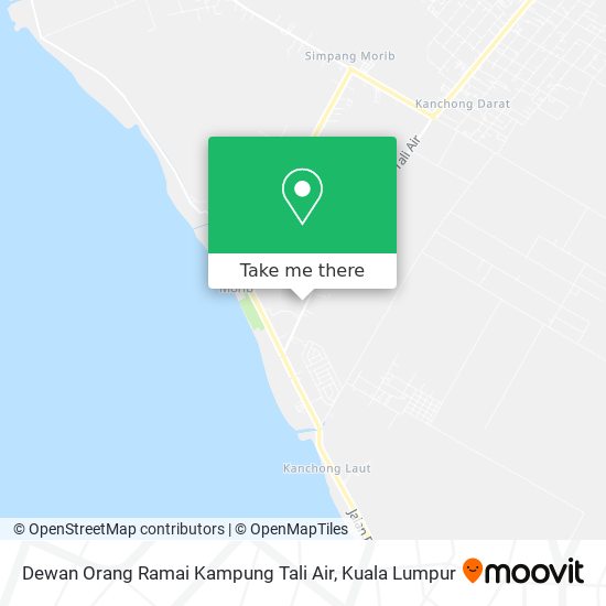 Peta Dewan Orang Ramai Kampung Tali Air