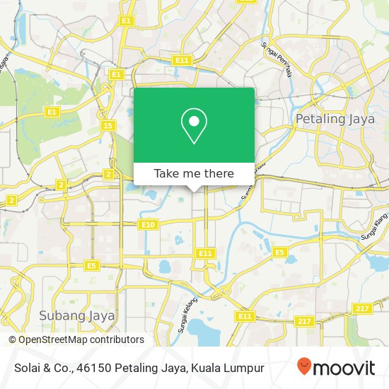 Solai & Co., 46150 Petaling Jaya map