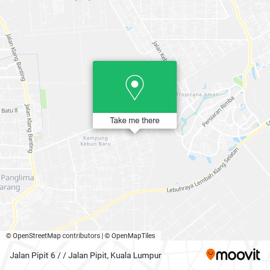 Jalan Pipit 6 / / Jalan Pipit, 42500 Telok Panglima Garang map