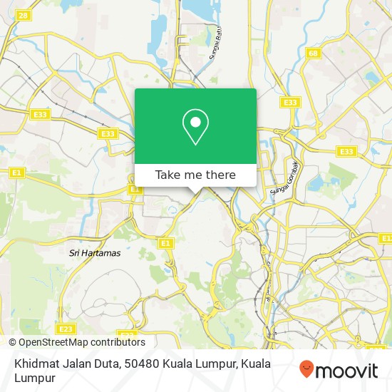 Khidmat Jalan Duta, 50480 Kuala Lumpur map