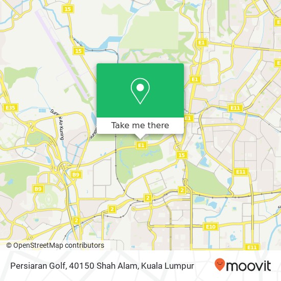 Persiaran Golf, 40150 Shah Alam map