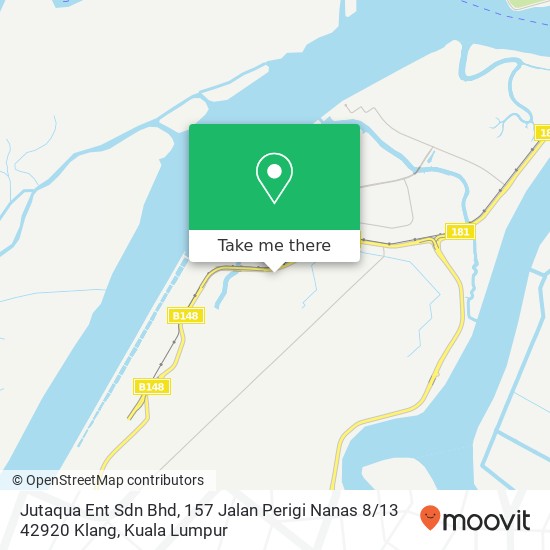 Jutaqua Ent Sdn Bhd, 157 Jalan Perigi Nanas 8 / 13 42920 Klang map
