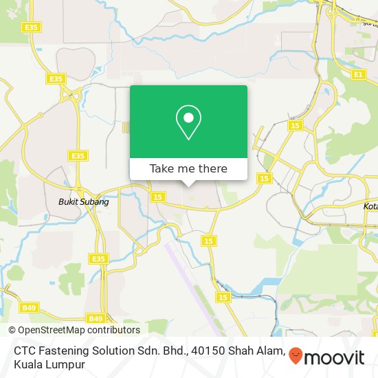 CTC Fastening Solution Sdn. Bhd., 40150 Shah Alam map
